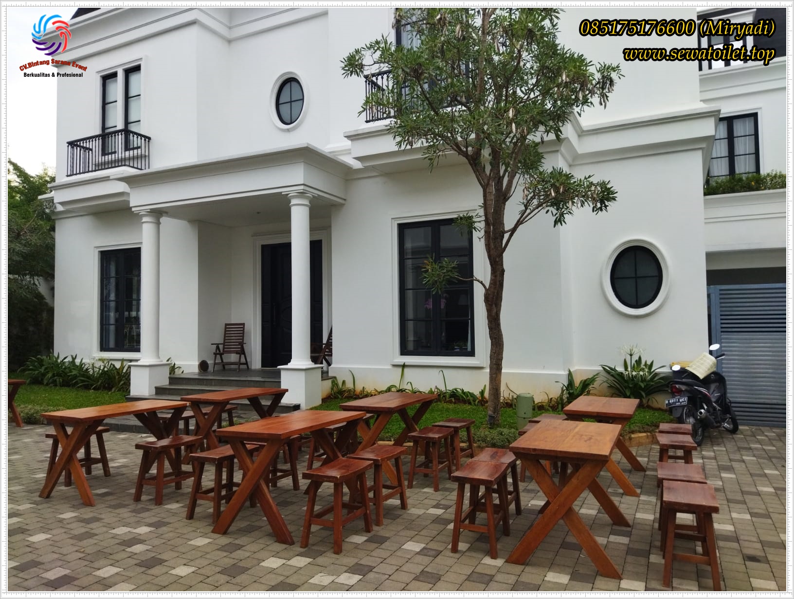 Kursi Taman Kayu Single