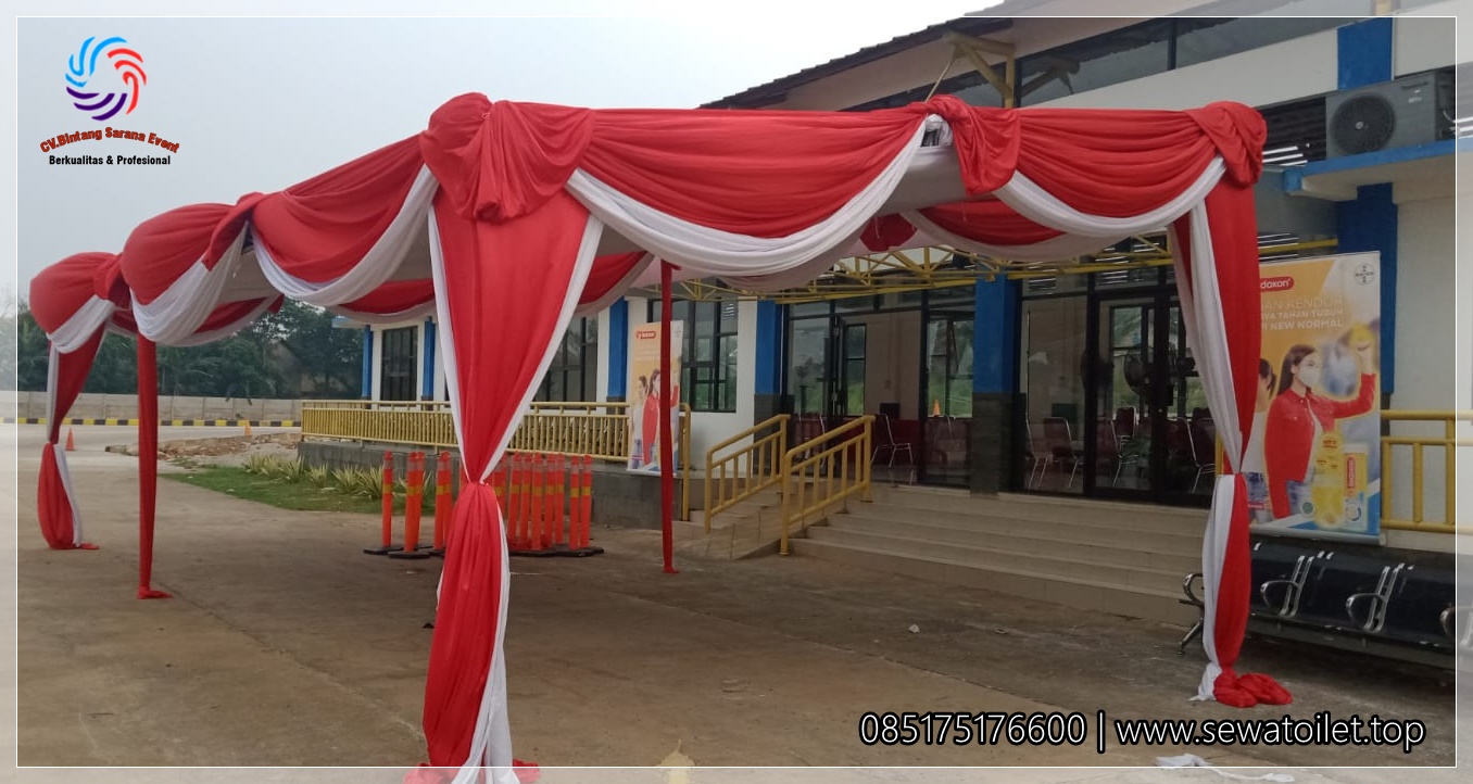 SEWA TENDA KONVENSIONAL DEKORASI PLAFON JAKARTA