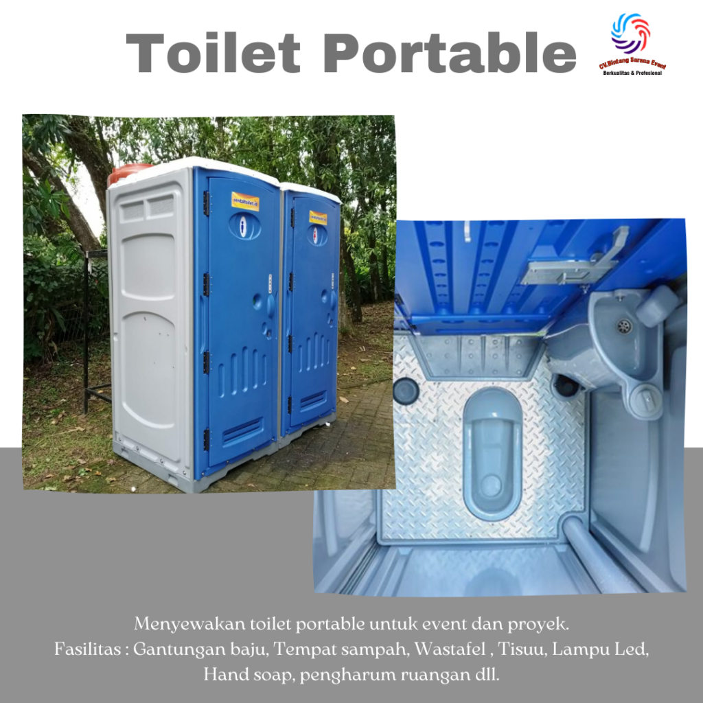 Sewa Toilet Portable Standar - VIP Depok Raya