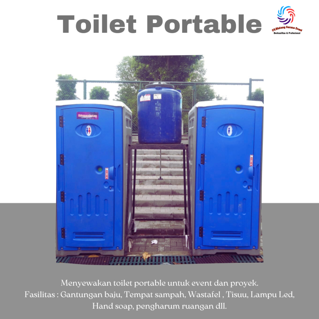 Sewa Toilet Portable Standar - VIP Depok Raya