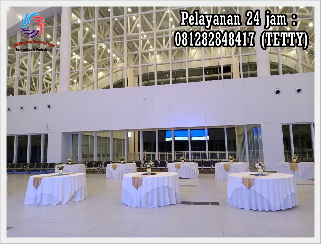 Rental Round Table Diameter 180 cm Berkualitas Kota Cikampek