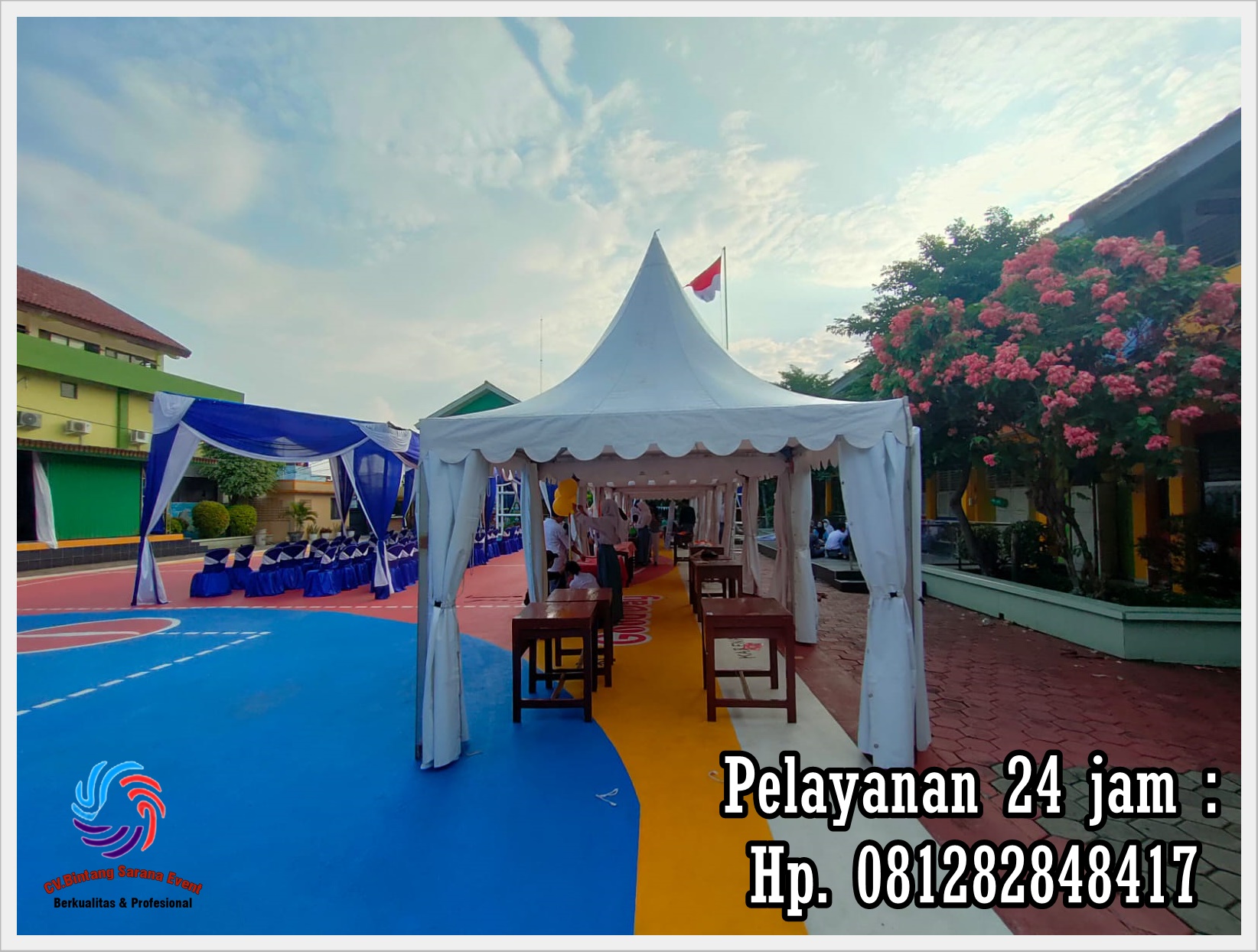 Sewa Tenda Atap Lancip Kerucut Suryacipta Subang Smartpolitan