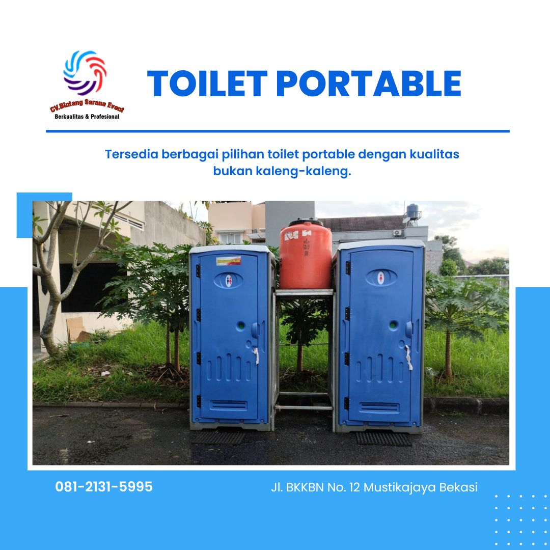 Rental Toilet Portable Proyek Area Kebayoran Baru Jakarta Selatan