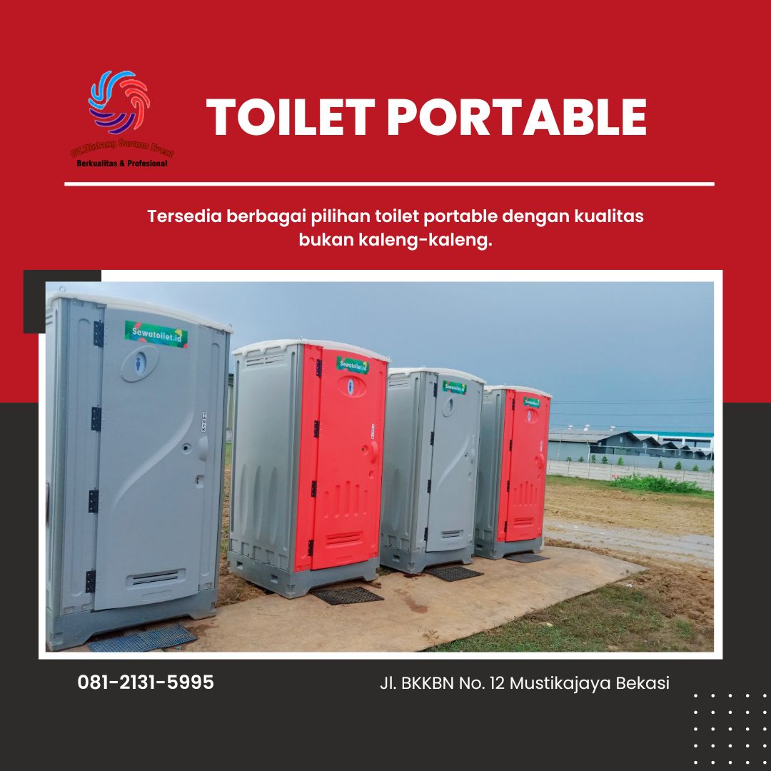 Rental Toilet Portable Gandaria Utara Kebayoran Baru Jakarta Selatan