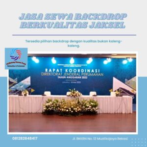 Jasa Sewa Backdrop Berkualitas Jaksel