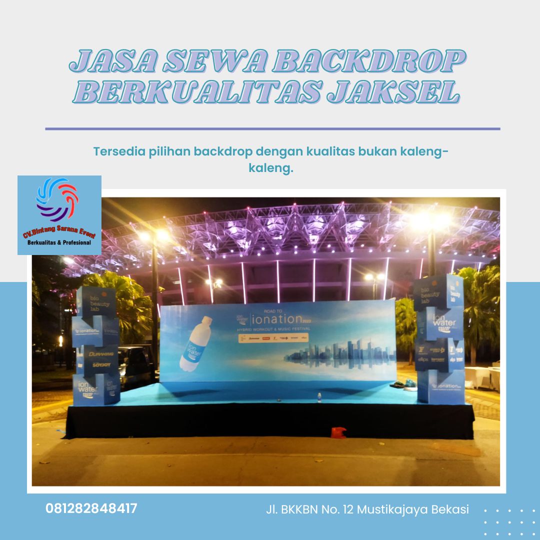 Jasa Sewa Backdrop Berkualitas Jaksel