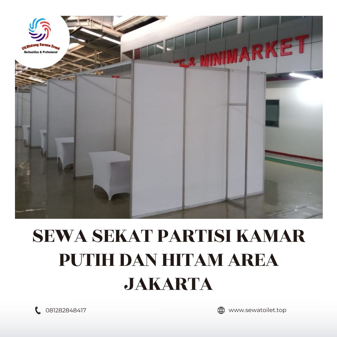 Sewa Sekat Partisi Kamar Putih Dan Hitam Area Jakarta