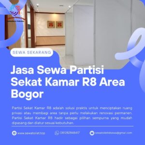 Jasa Sewa Partisi Sekat Kamar R8 Area Bogor