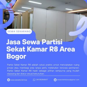Jasa Sewa Partisi Sekat Kamar R8 Area Bogor