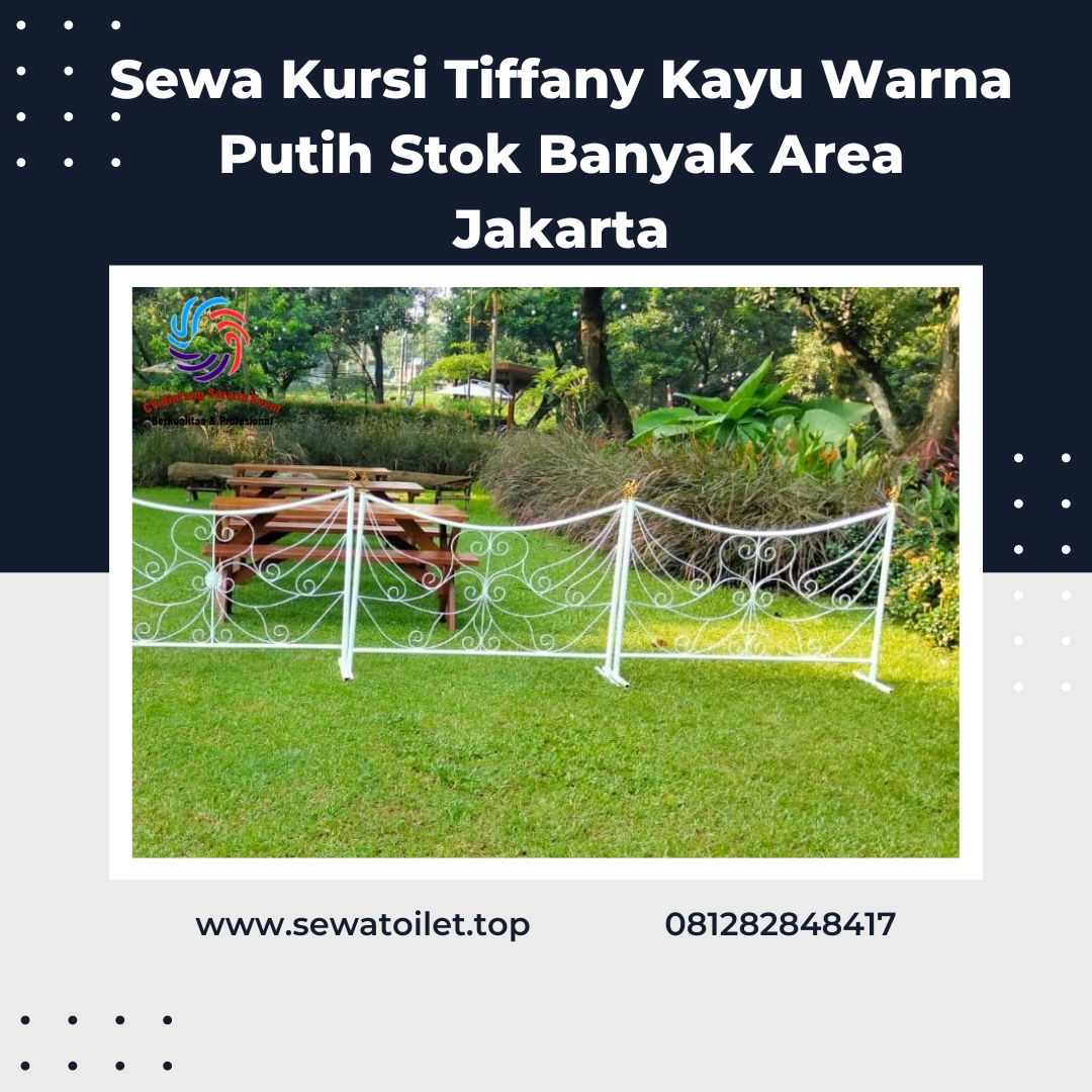 Sewa Pembatas Area VIP Putih Untuk Wilayah Jakarta
