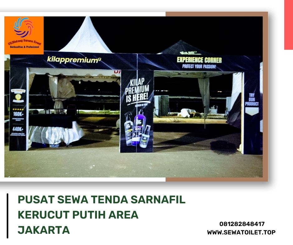 Pusat Sewa Tenda Sarnafil Kerucut Putih Area Jakarta