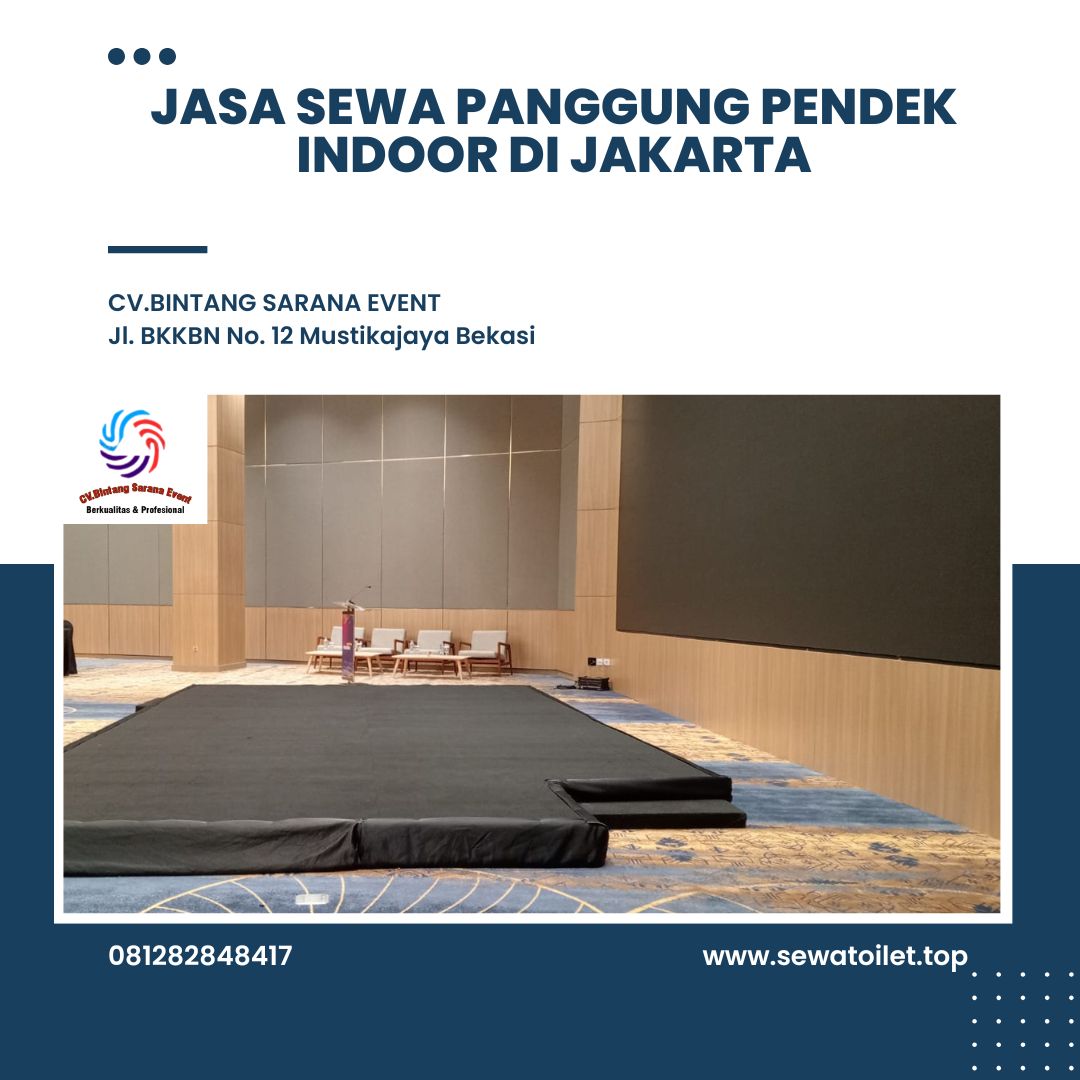 Jasa Sewa Panggung Pendek Indoor di Jakarta