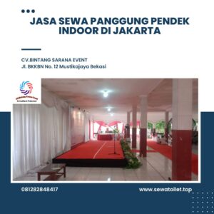 Jasa Sewa Panggung Pendek Indoor di Jakarta