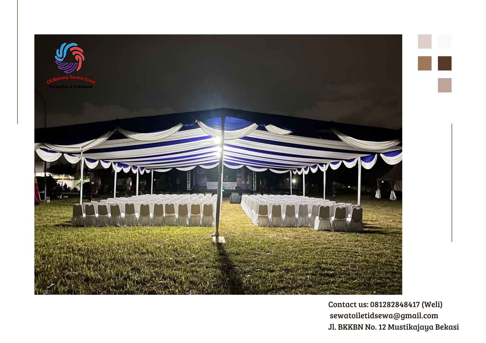 Sewa Tenda Serut Tenda Sarnafil Dan Meja Kursi Event Jakarta