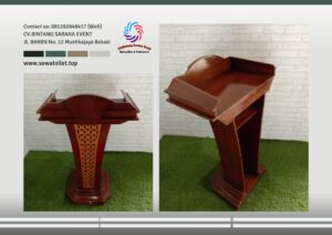 Pusat Sewa Podium Acrylic, Kayu, Stainless VIP Jakarta