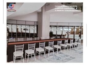 Rental Kursi Tiffany VIP Hitam, Putih, Gold Kayu Area Jakarta