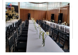 Rental Kursi Tiffany VIP Hitam, Putih, Gold Kayu Area Jakarta