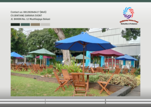 Sewa Meja Kursi Taman Outdoor dan Tenda Parasol Di Jakarta