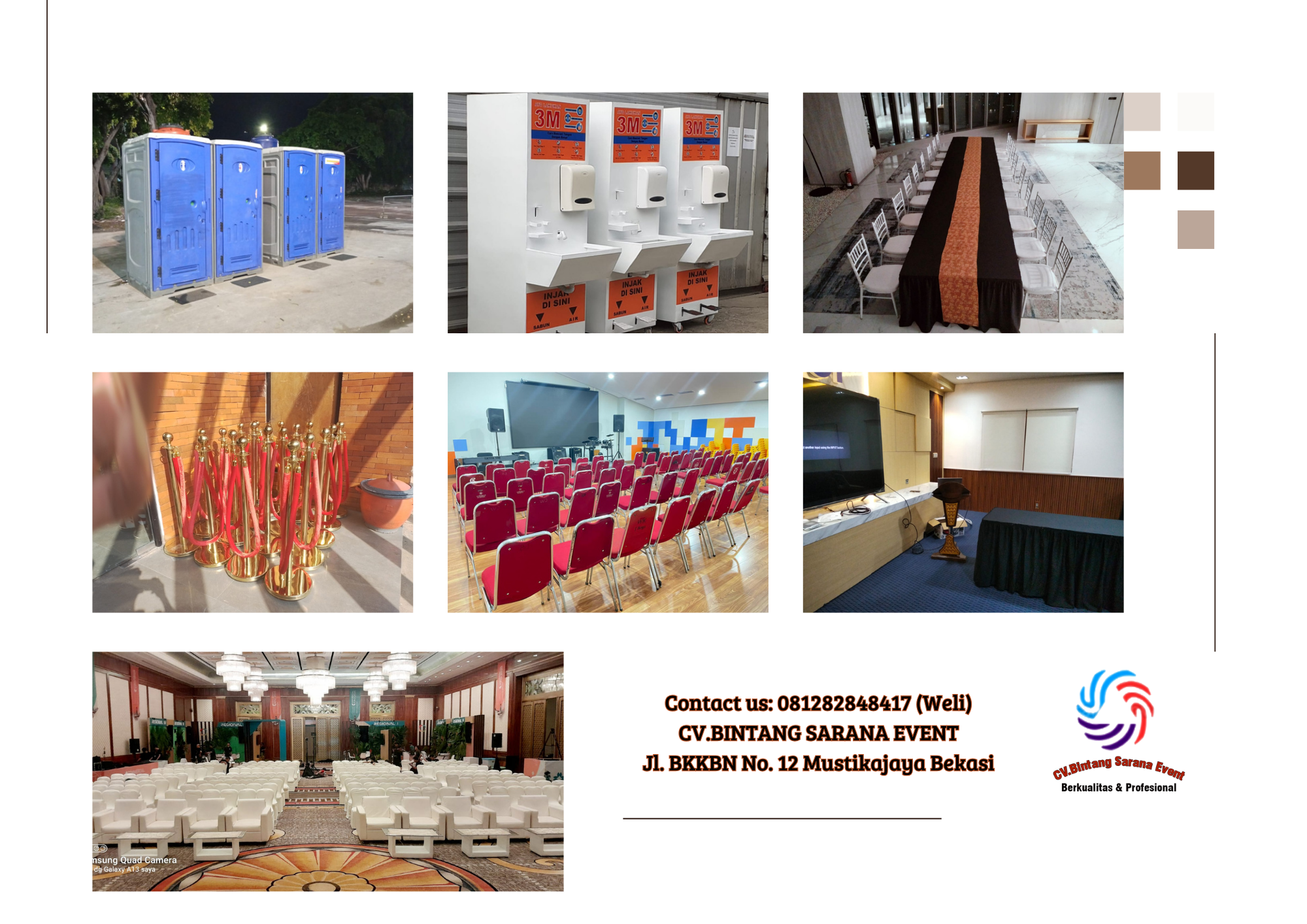Pusat Sewa Alat Pesta Dan Toilet Portable Jakarta