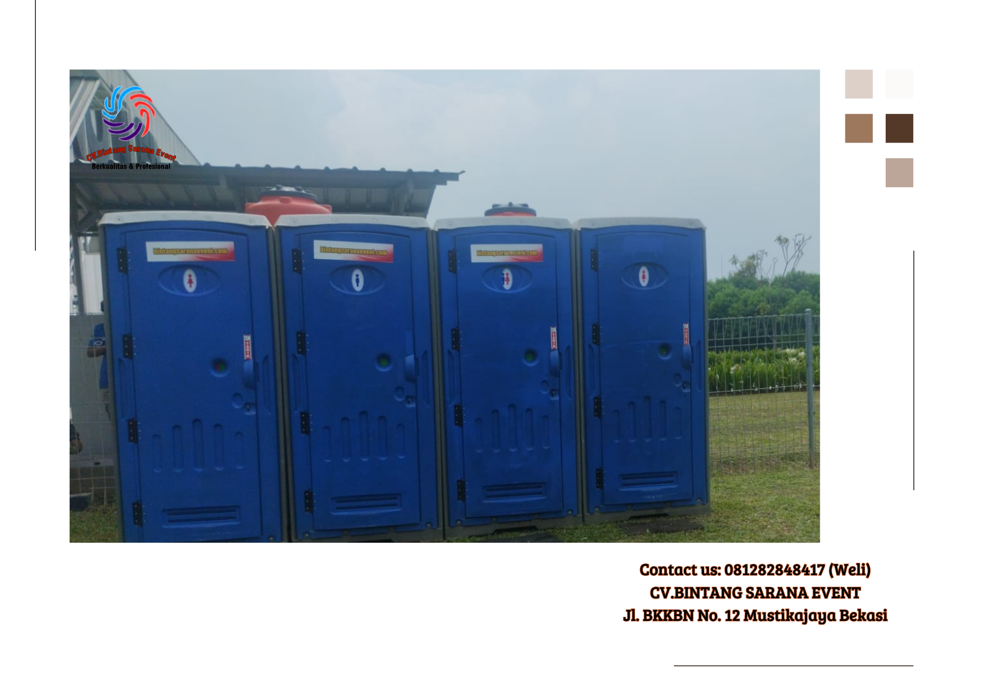 Rental Toilet Jakarta Bersih Pelayanan Memuaskan