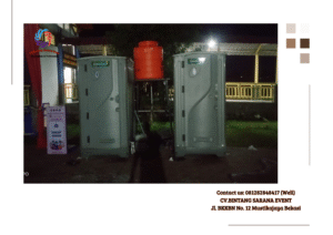 Rental Toilet Portable Single Cabin Bahan HDPE di Jakarta