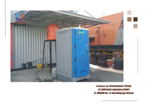Rental Toilet Portable Single Cabin Bahan HDPE di Jakarta