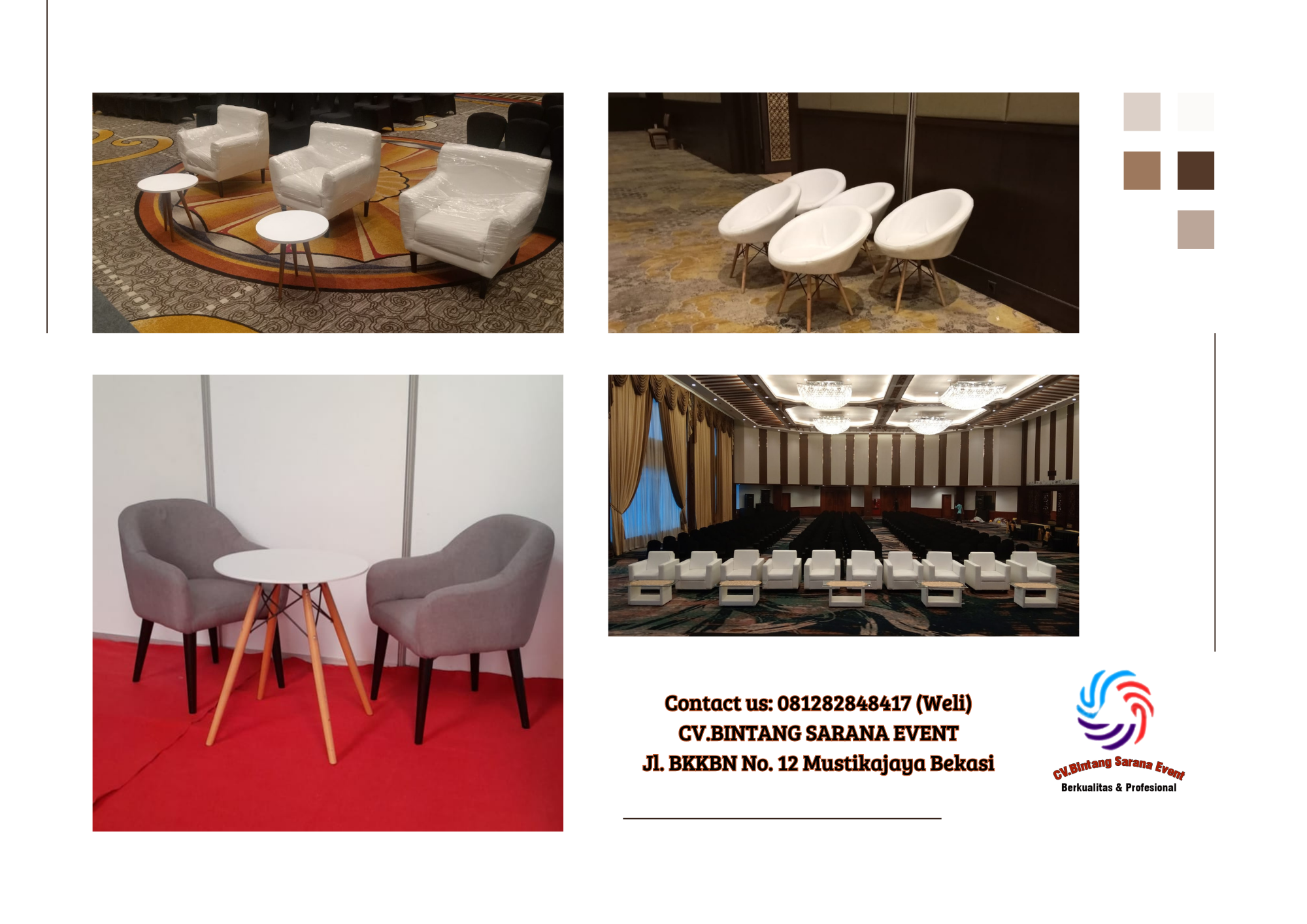 Sewa Sofa Putih Type Queen, Minimalis, Studio Dan Scandinavian Jakarta