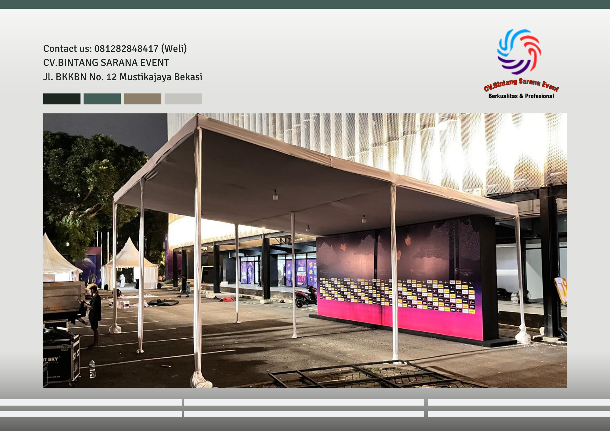 Sewa Tenda Plafon Rangka Kokoh Area Jakarta