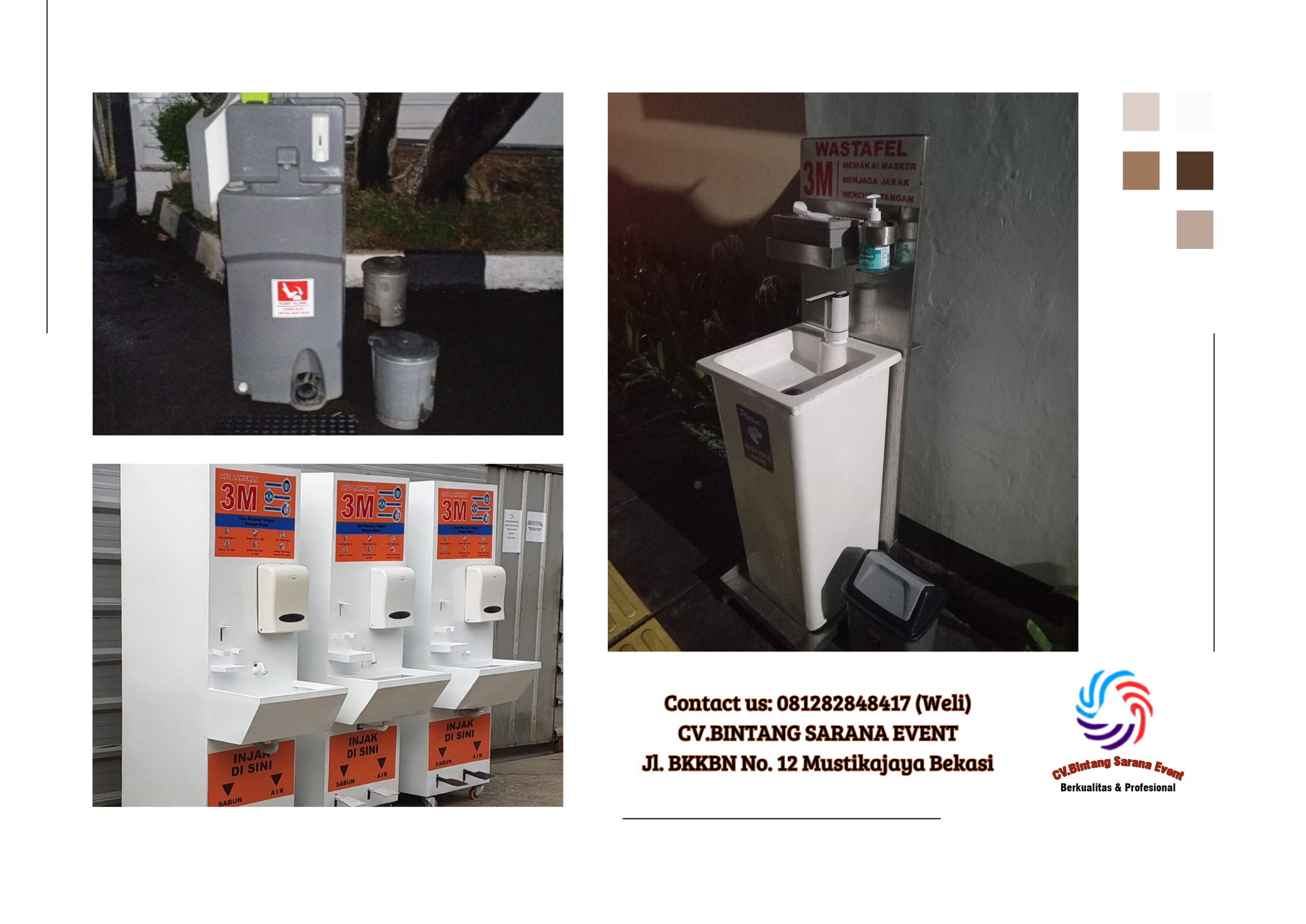 Sewa Wastafel Bahan Plastik HDPE Berkualitas di Jakarta