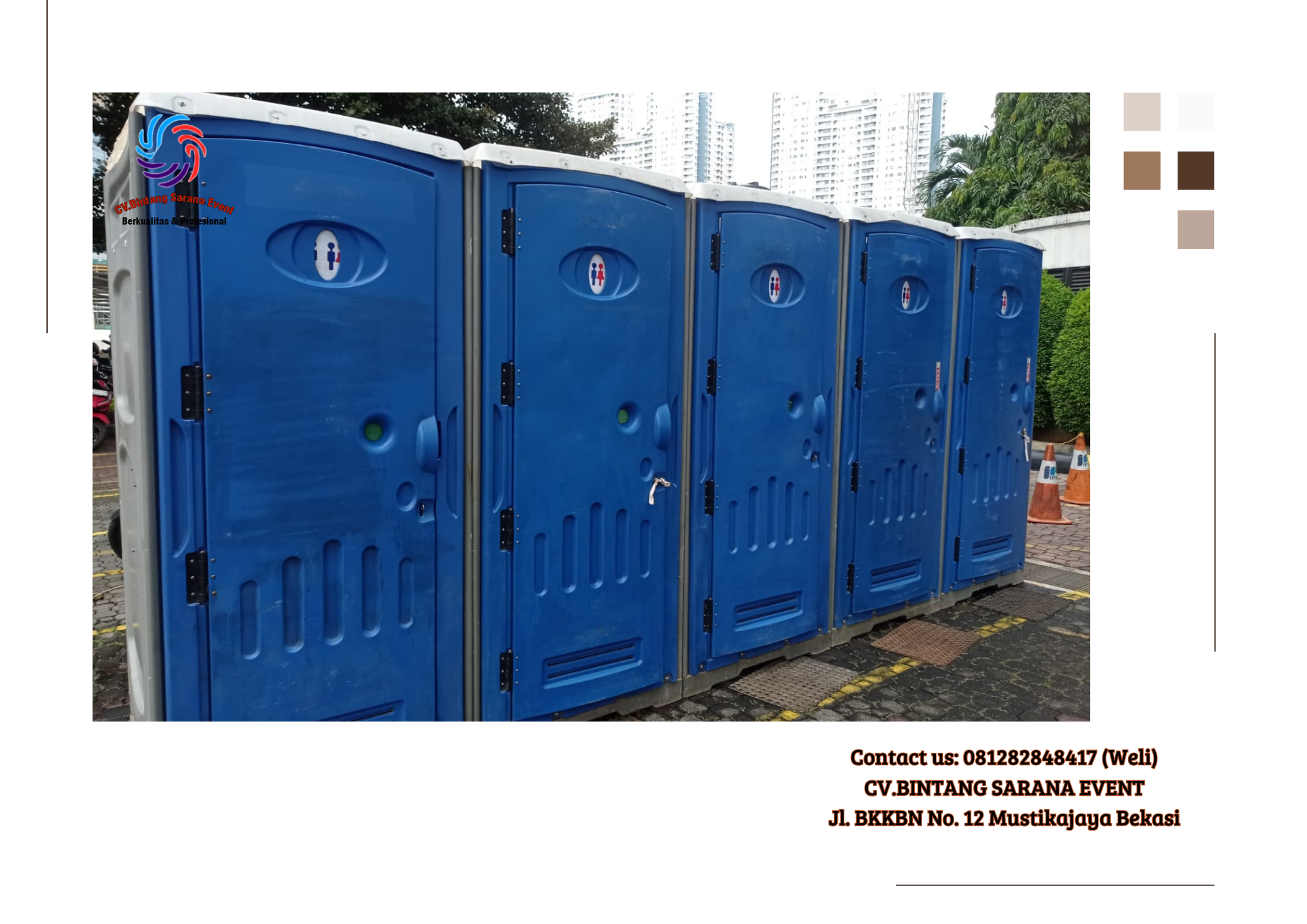Rental Toilet Portable Closet Duduk Dan Jongkok Di Jakarta