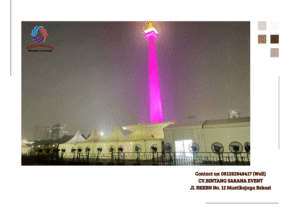 Sewa Tenda Sarnafil Kerucut Daerah Monas Jakarta Pusat