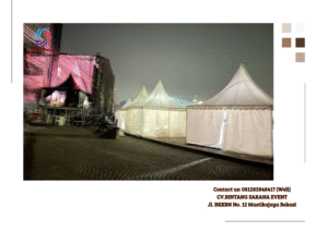 Sewa Tenda Sarnafil Kerucut Daerah Monas Jakarta Pusat