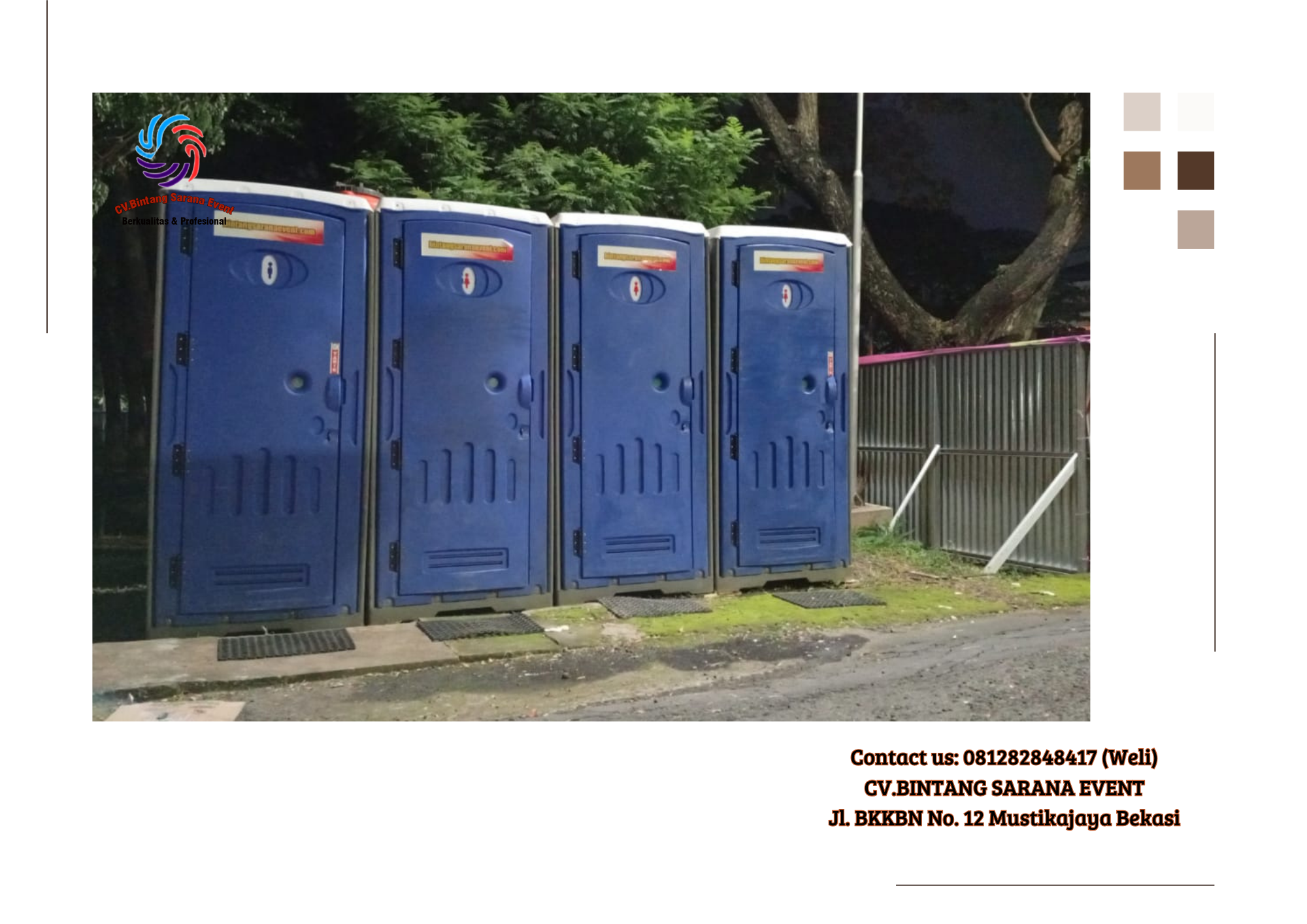 Sewa Toilet Murah Type Portable di Bogor