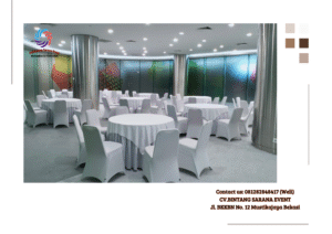 Rental Round Table D180cm Aneka Warna Dan Model Cover Jakarta