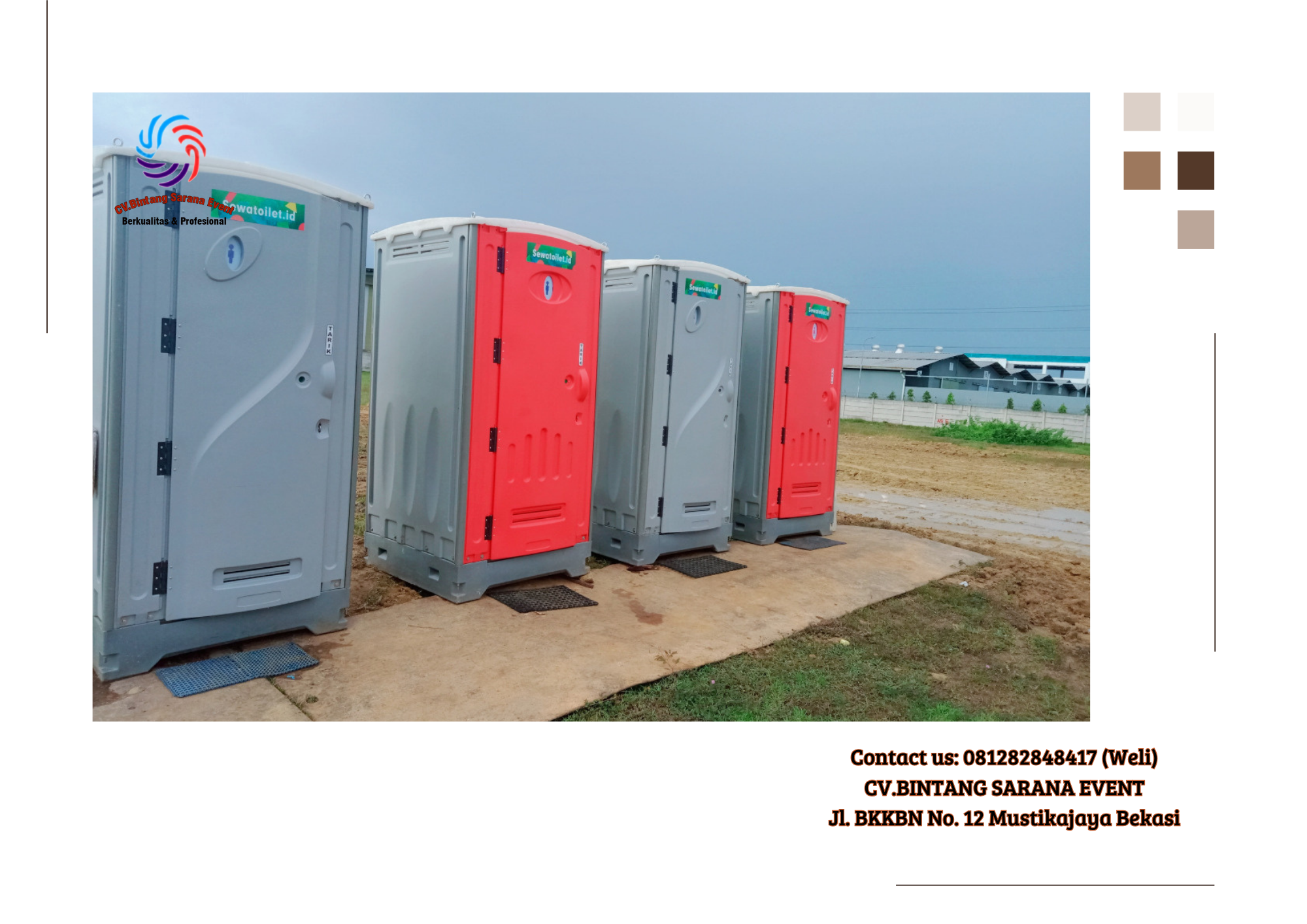 Rental Toilet Single Room di Jakarta