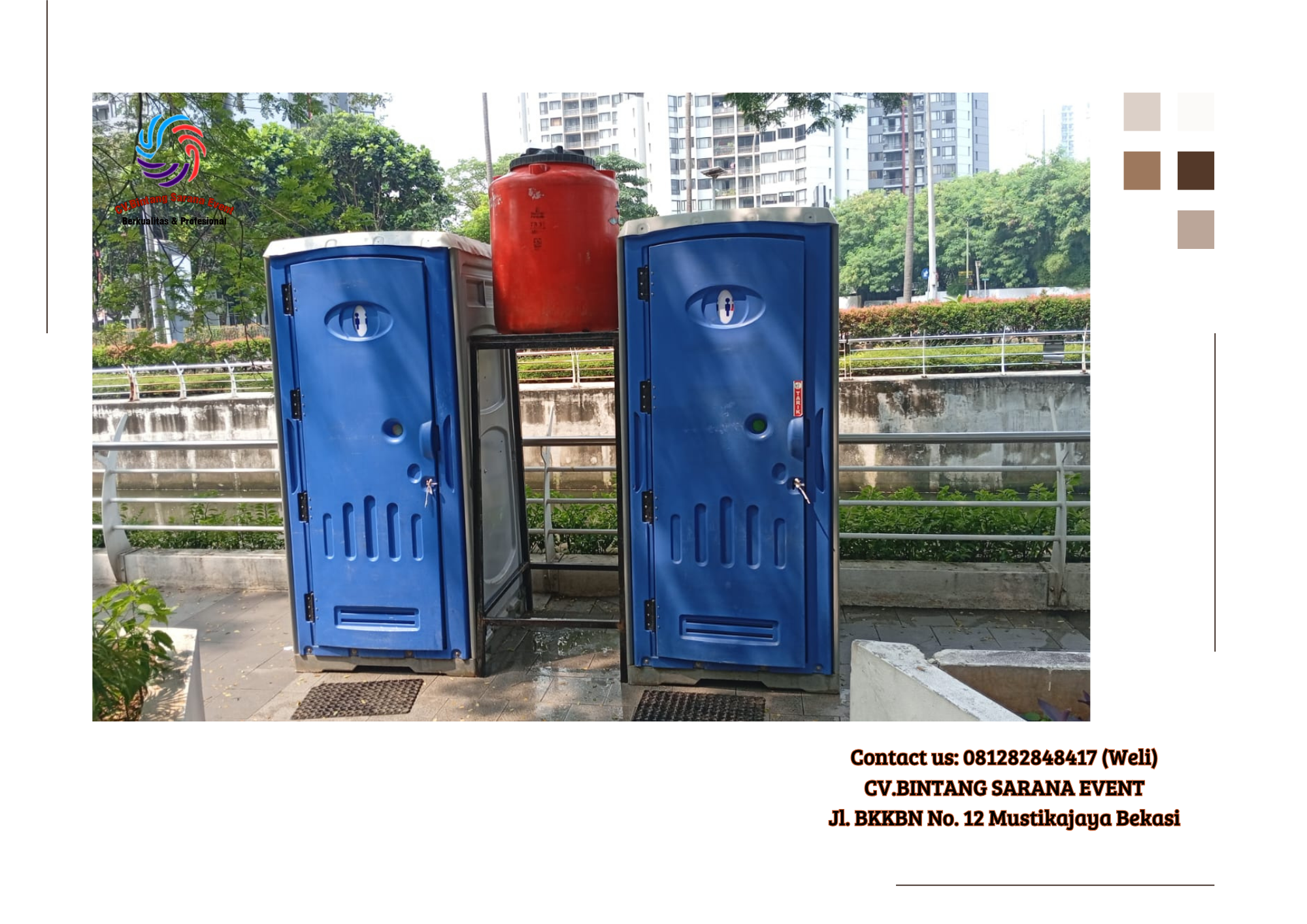 Jasa Sewa Portable Toilet Type VIP Jakarta