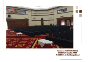 Pusat Sewa Kursi Futura Tumpuk Cover Hitam Jakarta