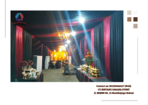 Pusat Sewa Tenda Aneka Dekorasi Serut Plafon Juntai Jakarta