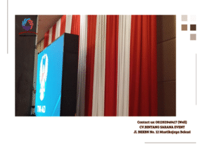 Sewa Tirai Merah Putih Filamin Jakarta