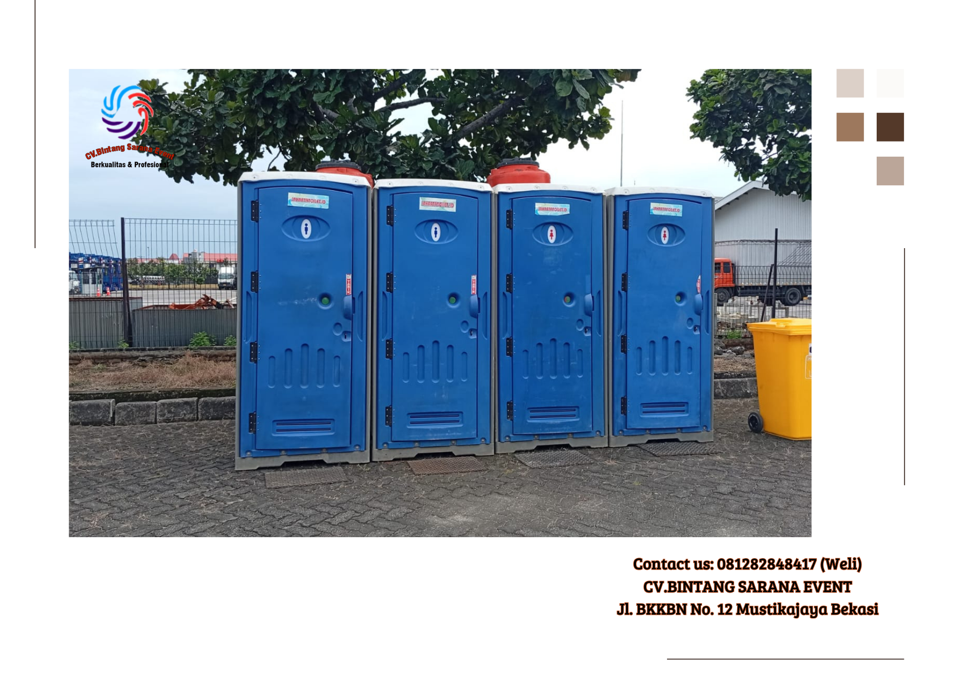 Vendor Rental Toilet Portable Jagakarsa Jaksel