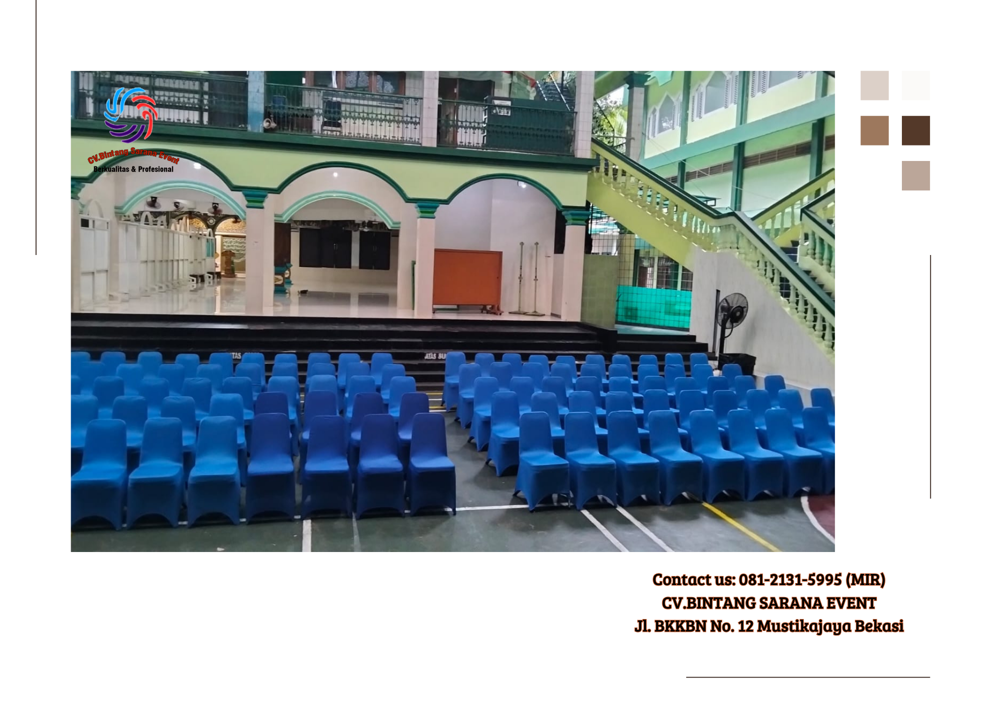 Vendor Sewa Kursi Terlengkap Jakarta, Bekasi Bogor