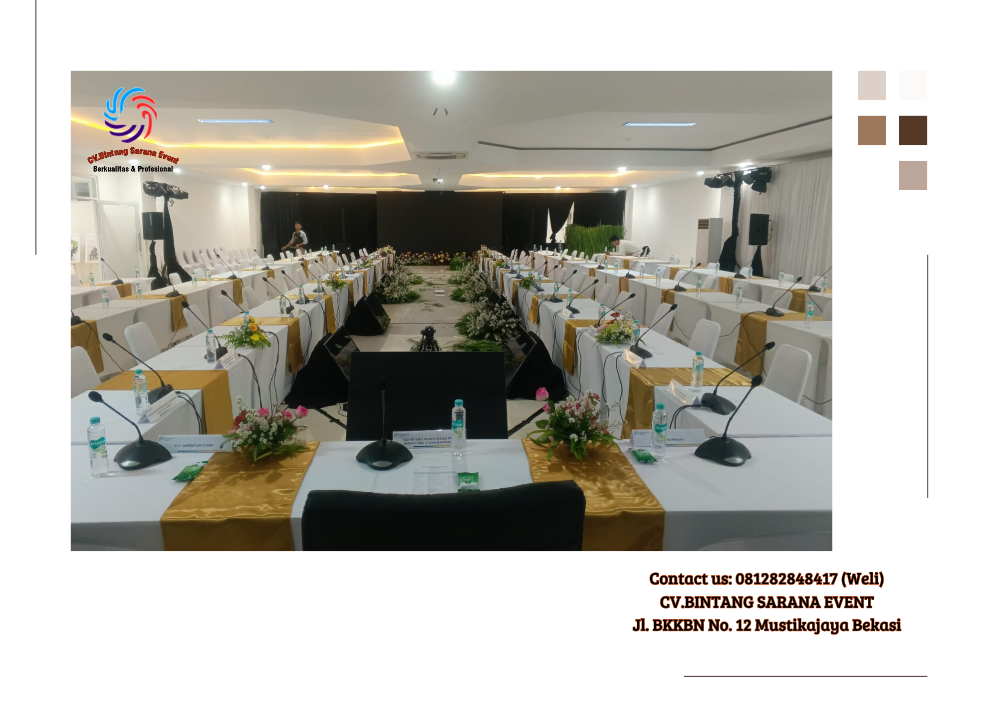 Rental Meja IBM Putih Bersih Untuk Acara Jakarta