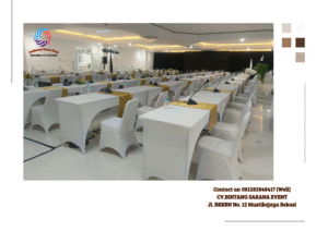 Rental Meja IBM Putih Bersih Untuk Acara Jakarta