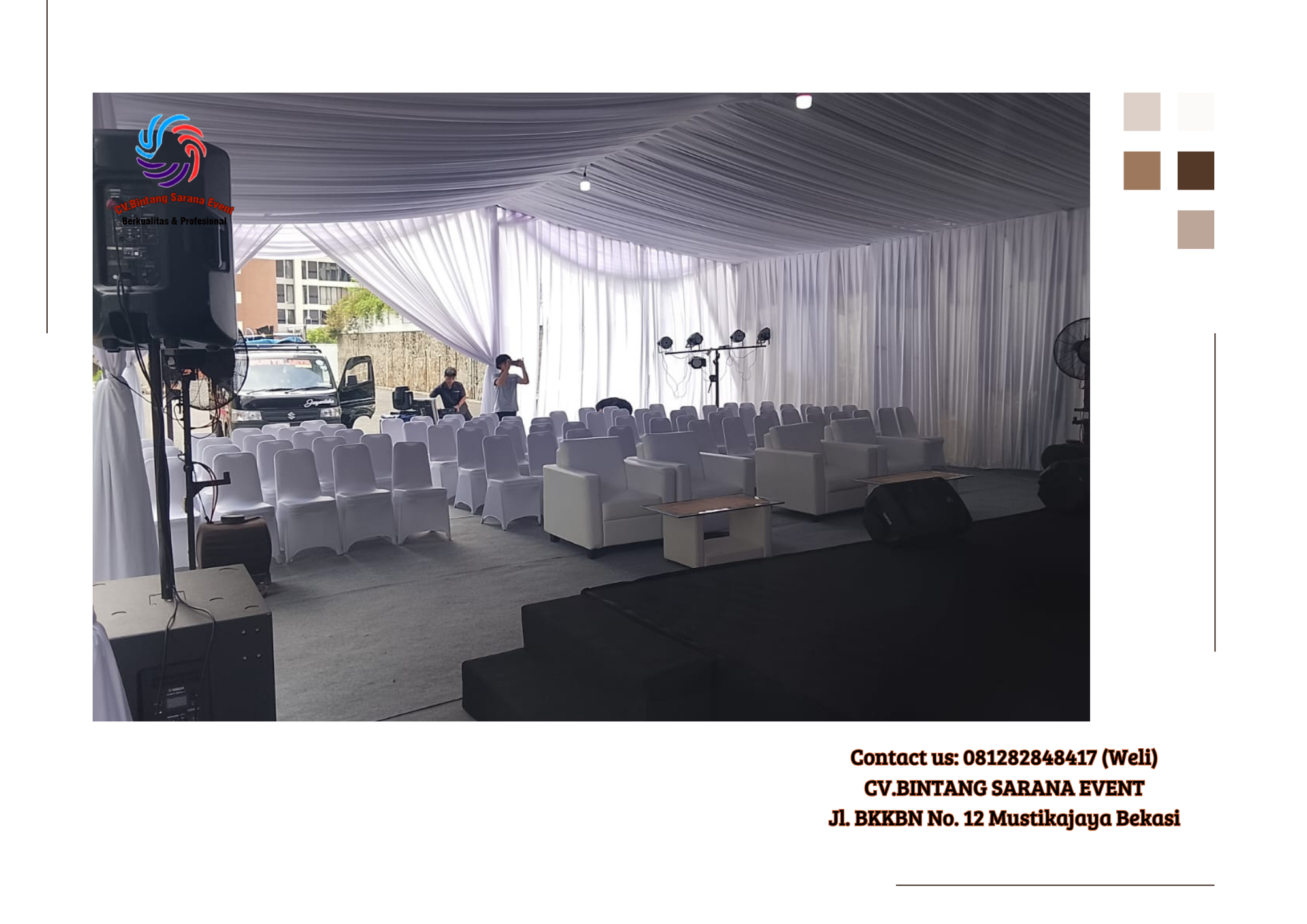 Rental Tenda Dekorasi VIP Type Roder Jakarta