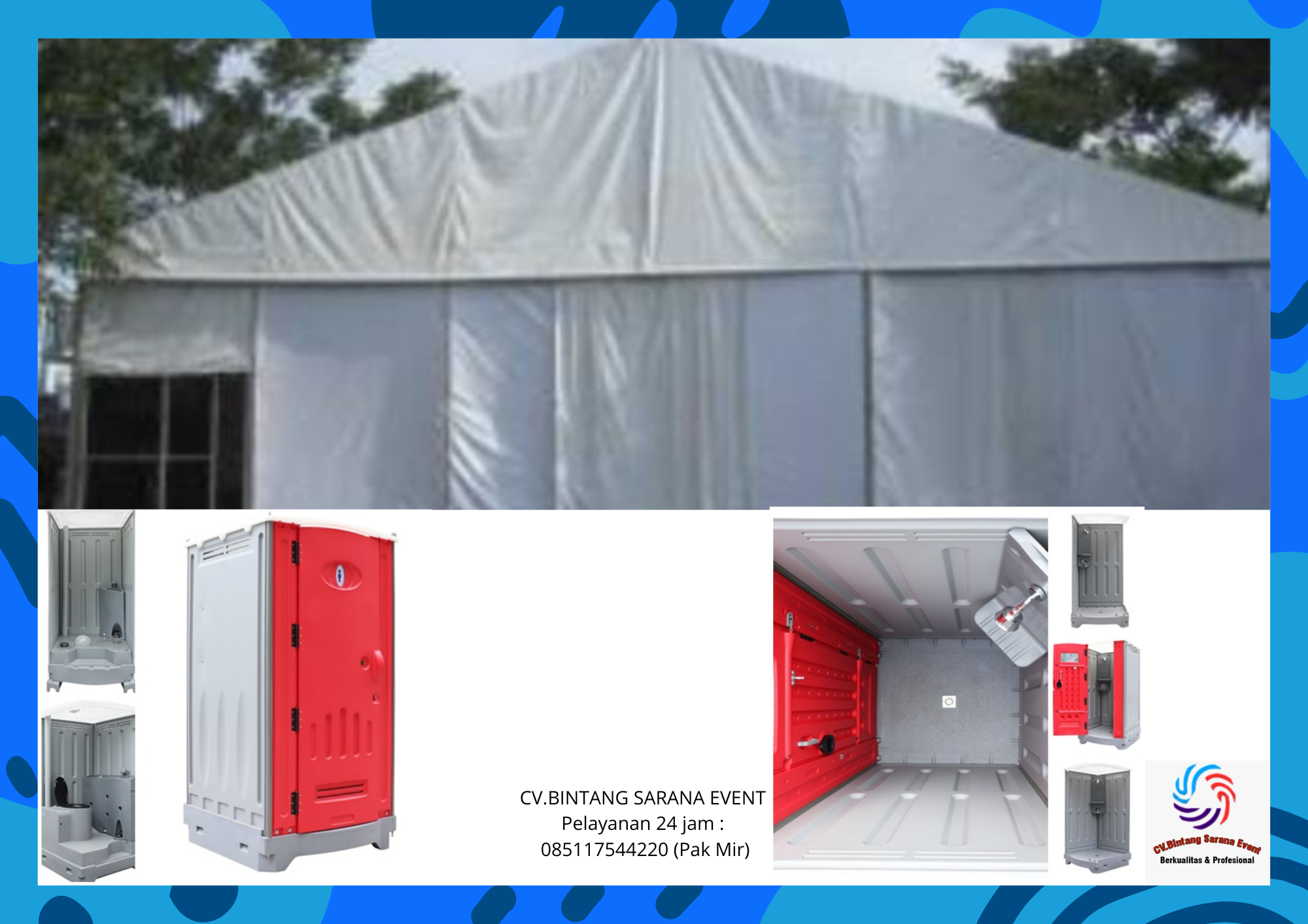 Pusat Sewa Tenda Roder Dan Toilet Portable Jakarta