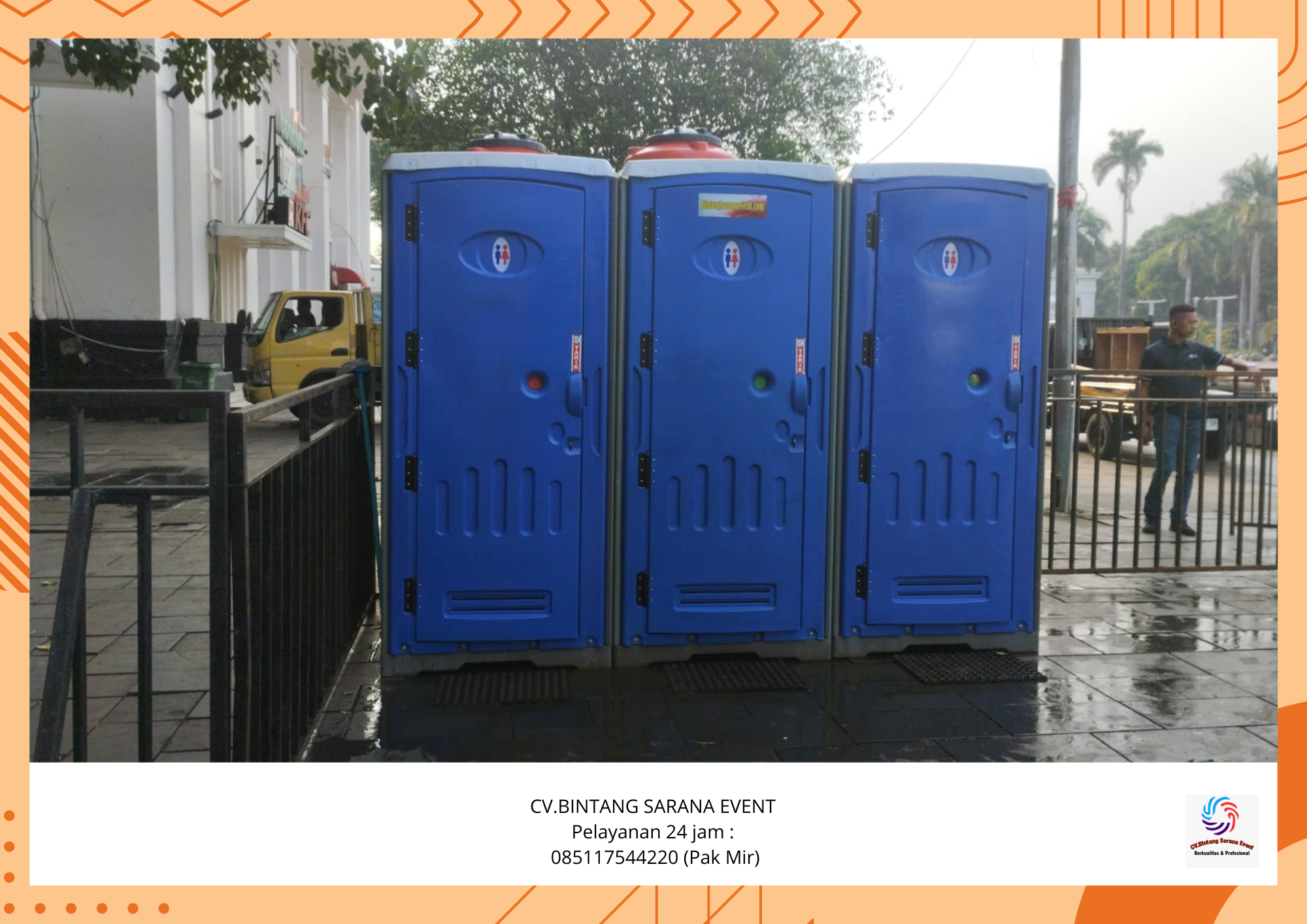 Pusat Jual Toilet Portable HDPE Berkualitas Tahan Lama Jakarta