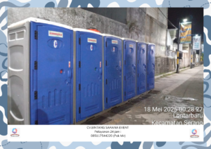 Rental Toilet Portable Berkualitas Area Depok