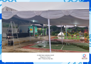 Sewa Tenda Plafon Putih Model Gudang Jakarta