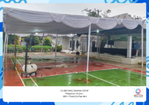 Sewa Tenda Plafon Putih Model Gudang Jakarta
