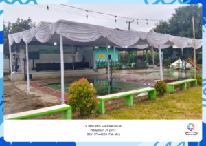 Sewa Tenda Plafon Putih Model Gudang Jakarta